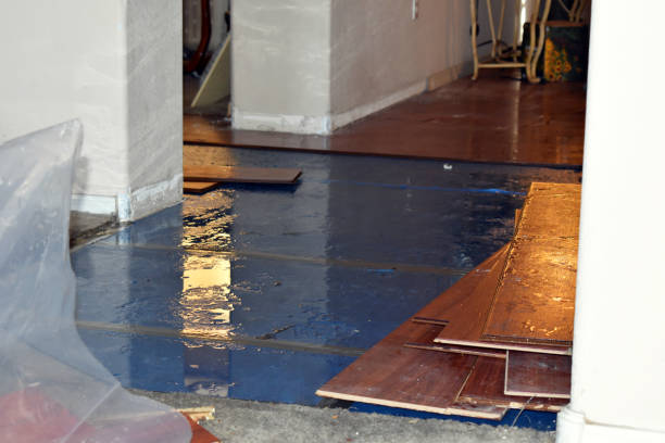 Professional Flood Cleanup technician working in Worthington, MA